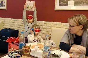 Celebrating Alexandras Birthday in Minsk 2019.04