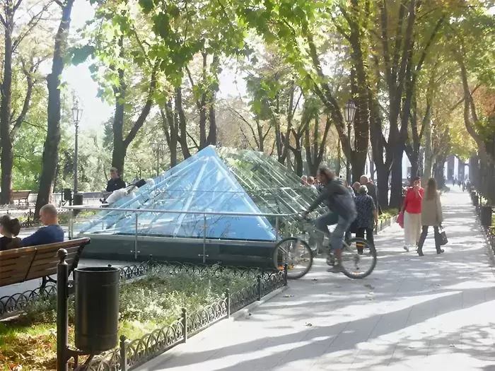Ancient Greek settlement on Primorsky Boulevard in Odesa
