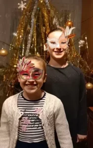 New Year and Christmas Greetings from my beloved Daughters 2022.12