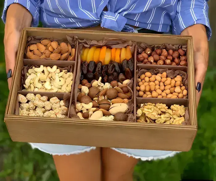 Alexandra's Birthday Gift - A box with Nuts & Dry Fruits